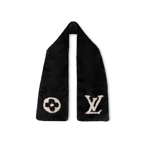 lv cosy mink scarf